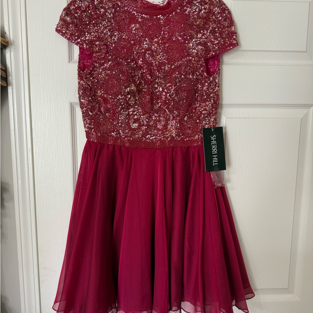 Sherri Hill Dress Berry color